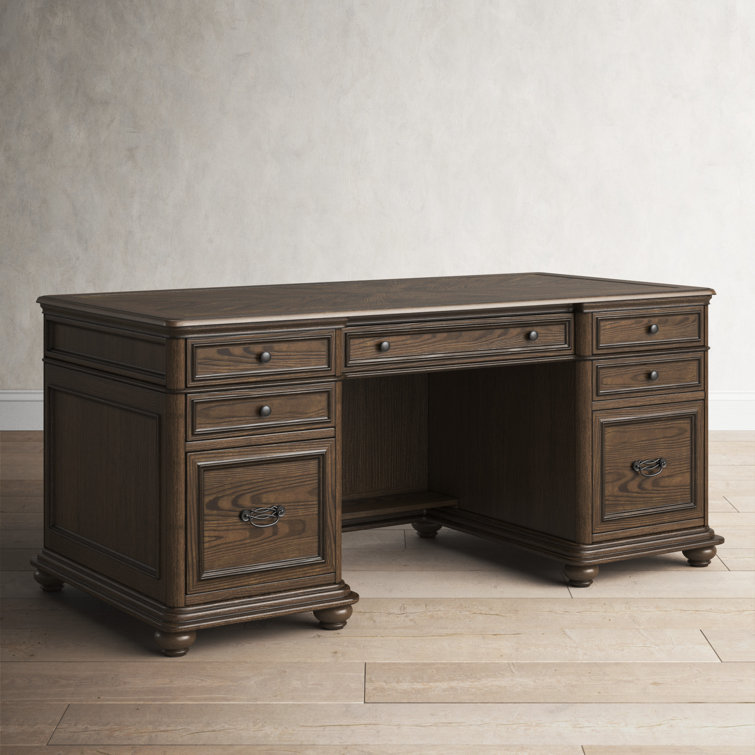 Brampton 68'' Executive Desk & Reviews Birch Lane